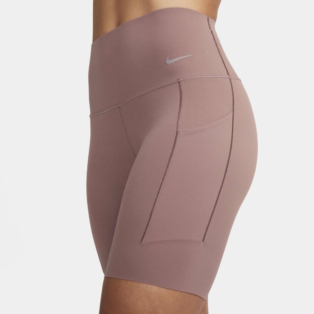 Nike Women's Mauve High-Waisted Shorts
